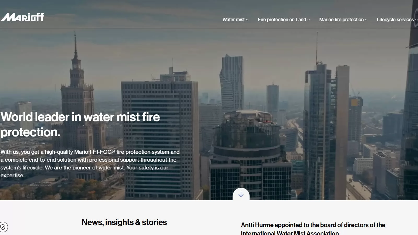 3. Marioff Corporation (part of Carrier)